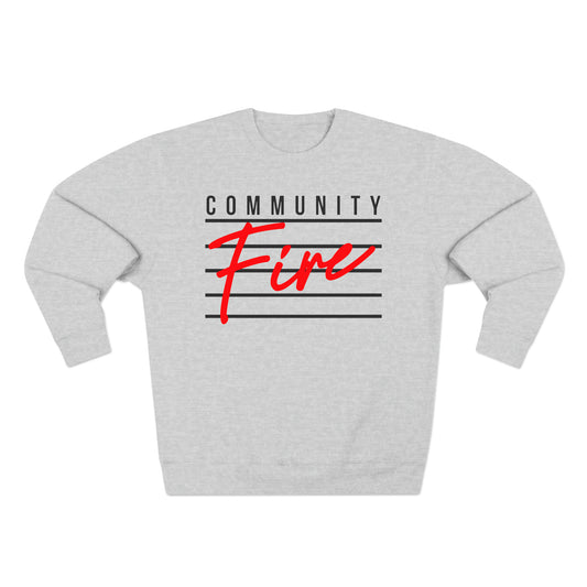 Retro CFPD Lines Crewneck