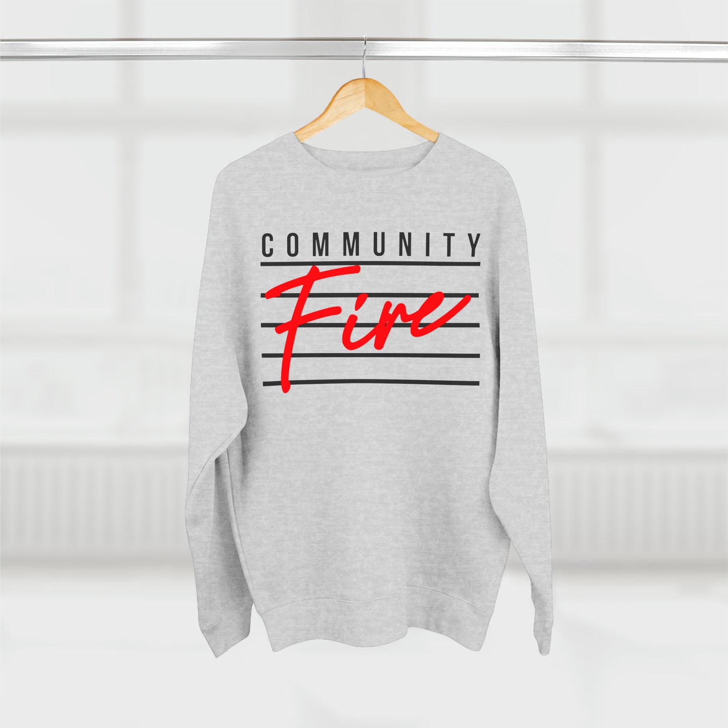 Retro CFPD Lines Crewneck