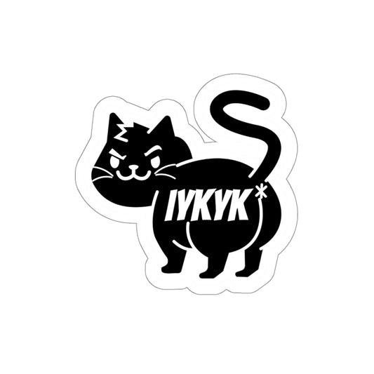 IYKYK Sticker - Black