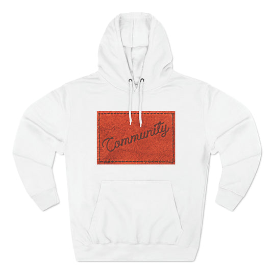 Three-Panel Fleece Hoodie