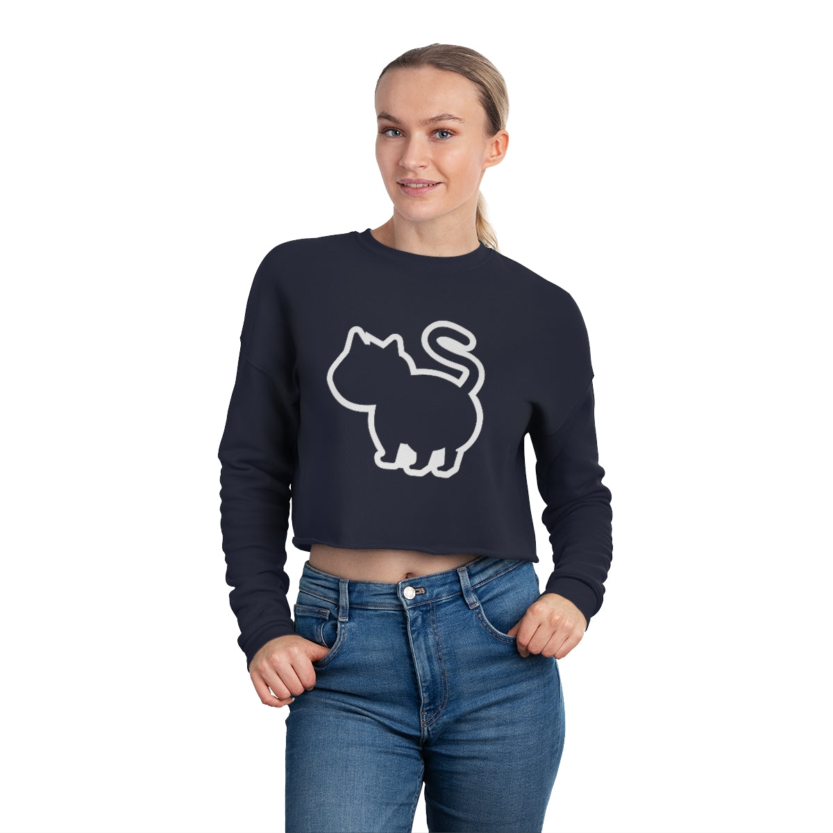 Diana’s Outlined Cropped Sweatshirt