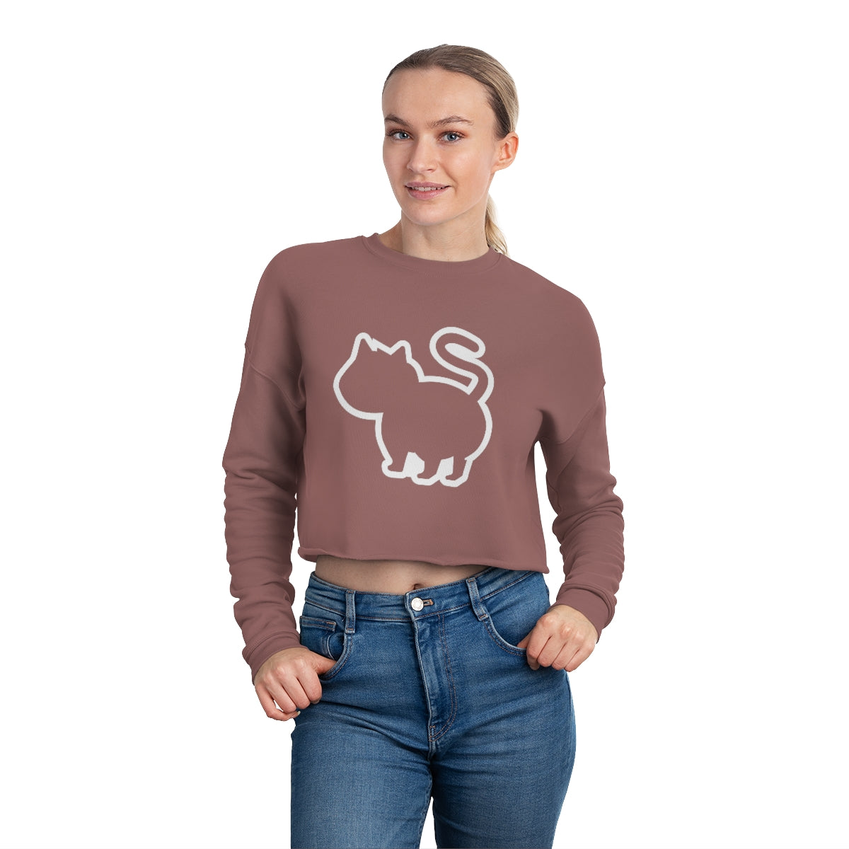 Diana’s Outlined Cropped Sweatshirt