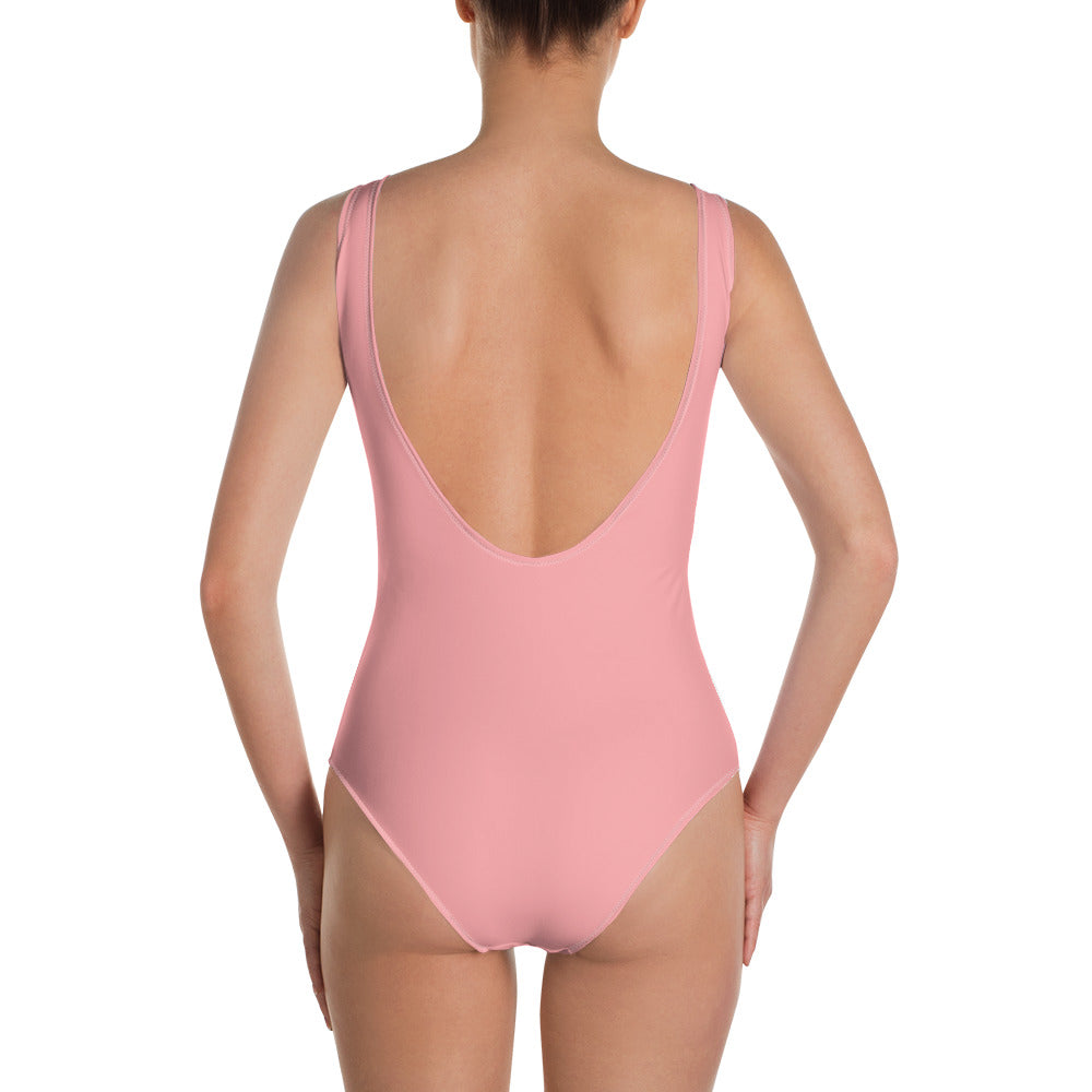 LT Pink Big Logo One-Piece