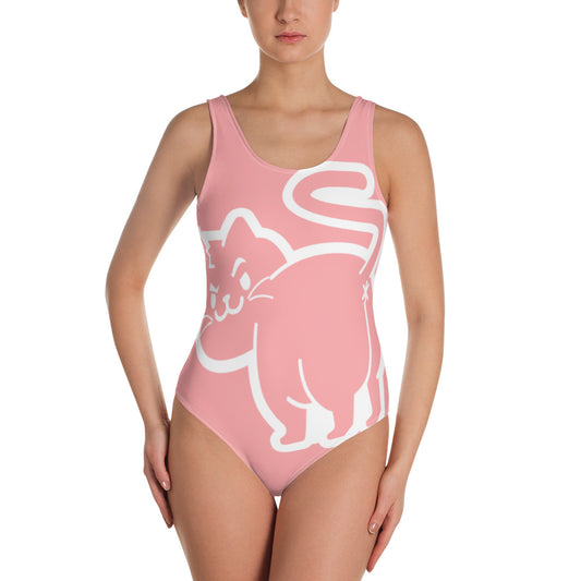 LT Pink Big Logo One-Piece