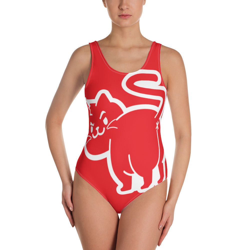 Engine Red Big Logo One-Piece